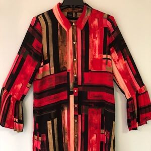 Rafaella Semi-sheer Duster, 8 EXCELLENT